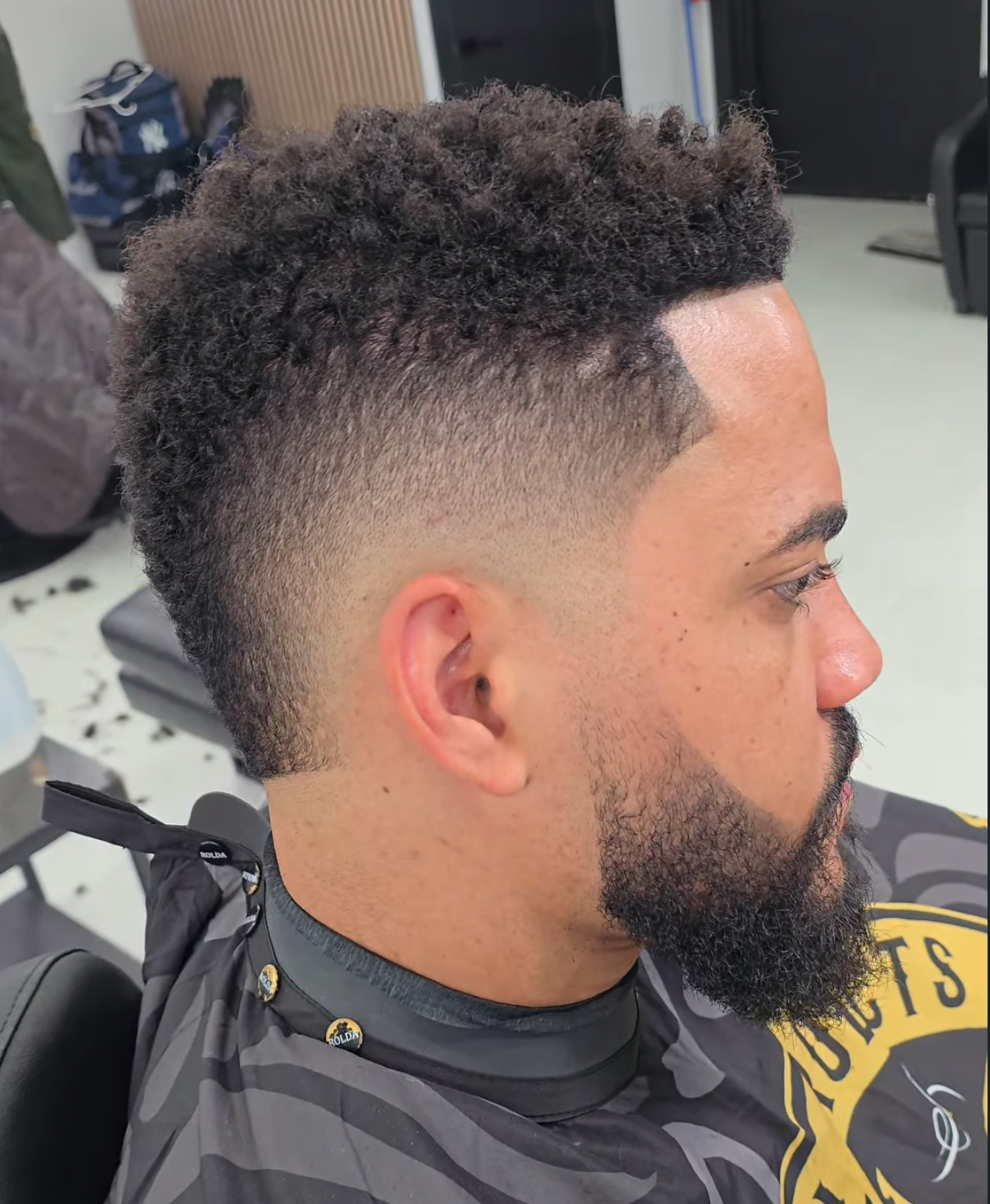 Mid Fade + Beard